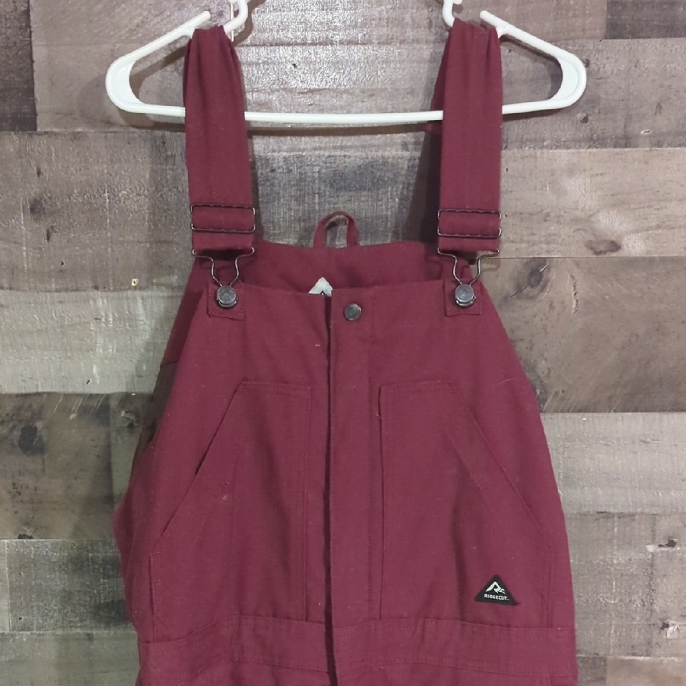 Ridgecut Burgundy Coveralls with Pockets